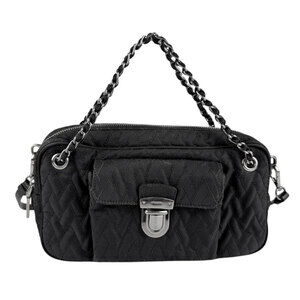 Prada quilted shoulder bag chain Bag Black